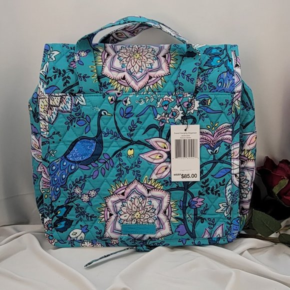 Vera Bradley Grand Hanging Organizer - Peacock Garden NWT - Picture 2 of 4